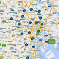 eduroam Tokyo map